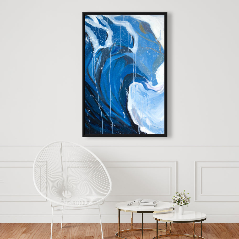 Abstract Wave in Motion | Modern Sea Canvas for Home Decor