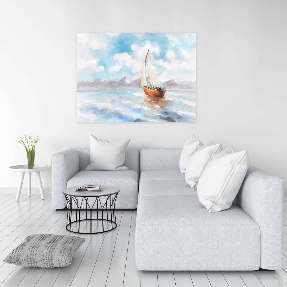 Toile Paysage marin côtier | Décoration de chambre