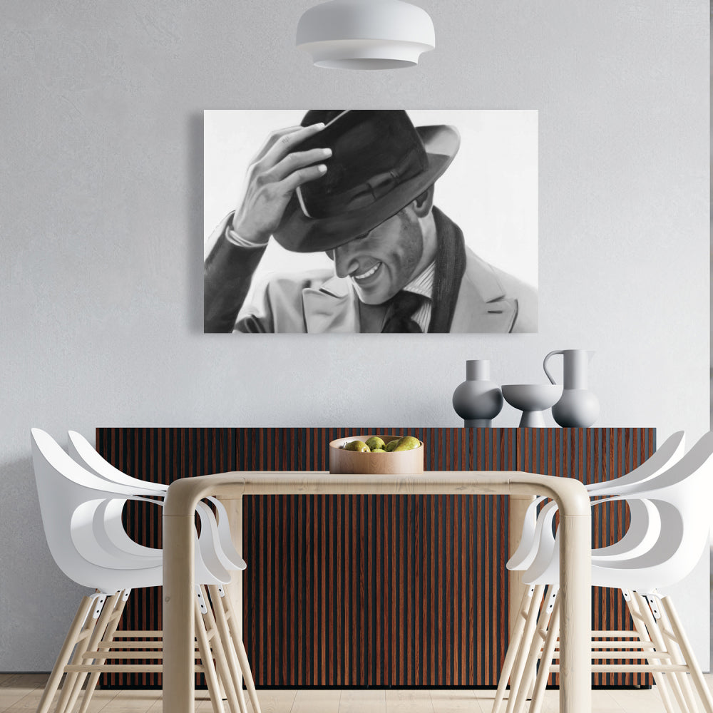 Fashion Bedroom Clothes Canvas - Well-dressed Man Home Decor