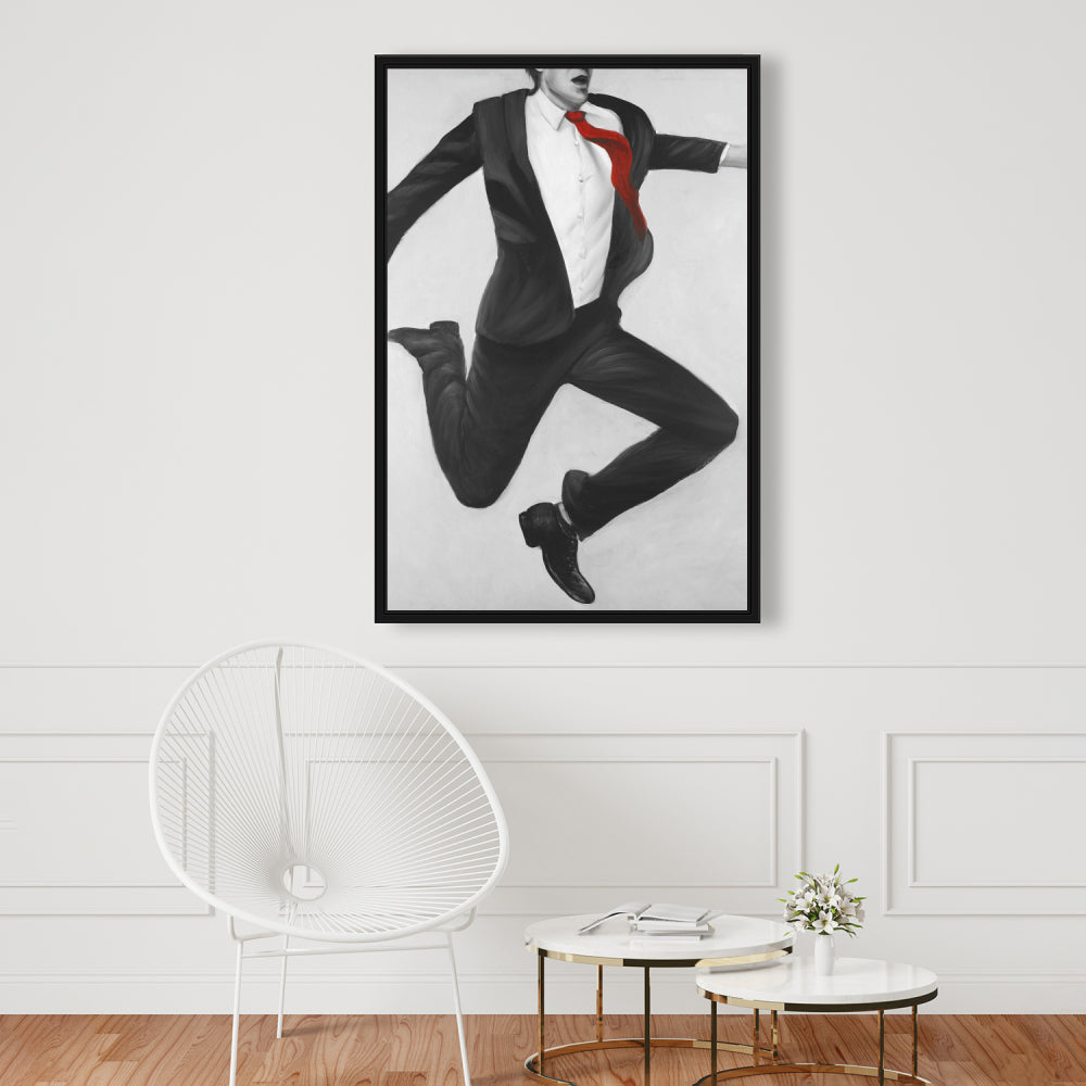 Toile encadrée Homme classique – Décoration élégante pour la chambre