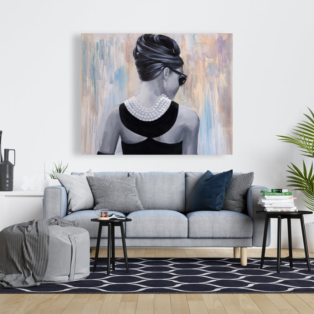 Toile « Audrey Hepburn : Mode et Beauté » | Décoration d'intérieur et de chambre