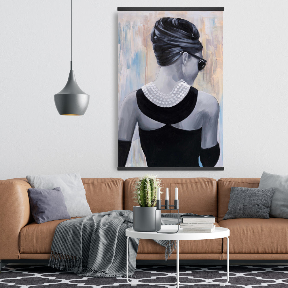 Audrey Hepburn Magnetic Canvas - Fashion Bedroom Wall Decor