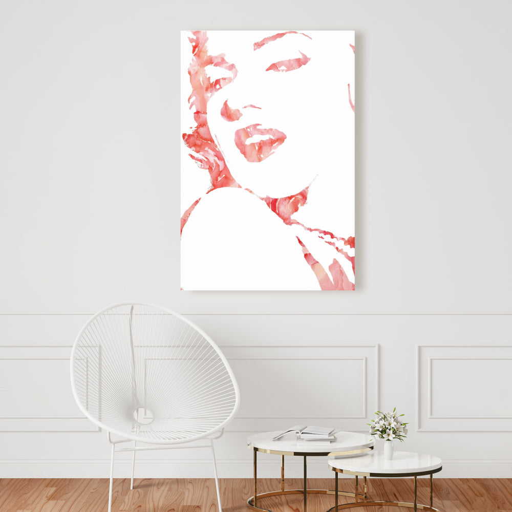 Romantic Flowers Canvas - Glamor Marilyn Monroe Home Decor