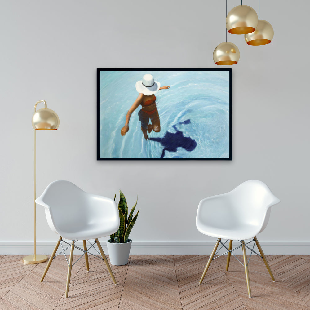 On Vacation Sea Exotic Bedroom Framed Canvas | Home Decor