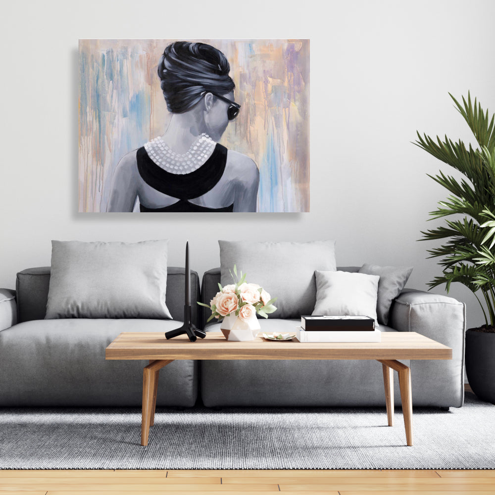 Toile « Audrey Hepburn : Mode et Beauté » | Décoration d'intérieur et de chambre