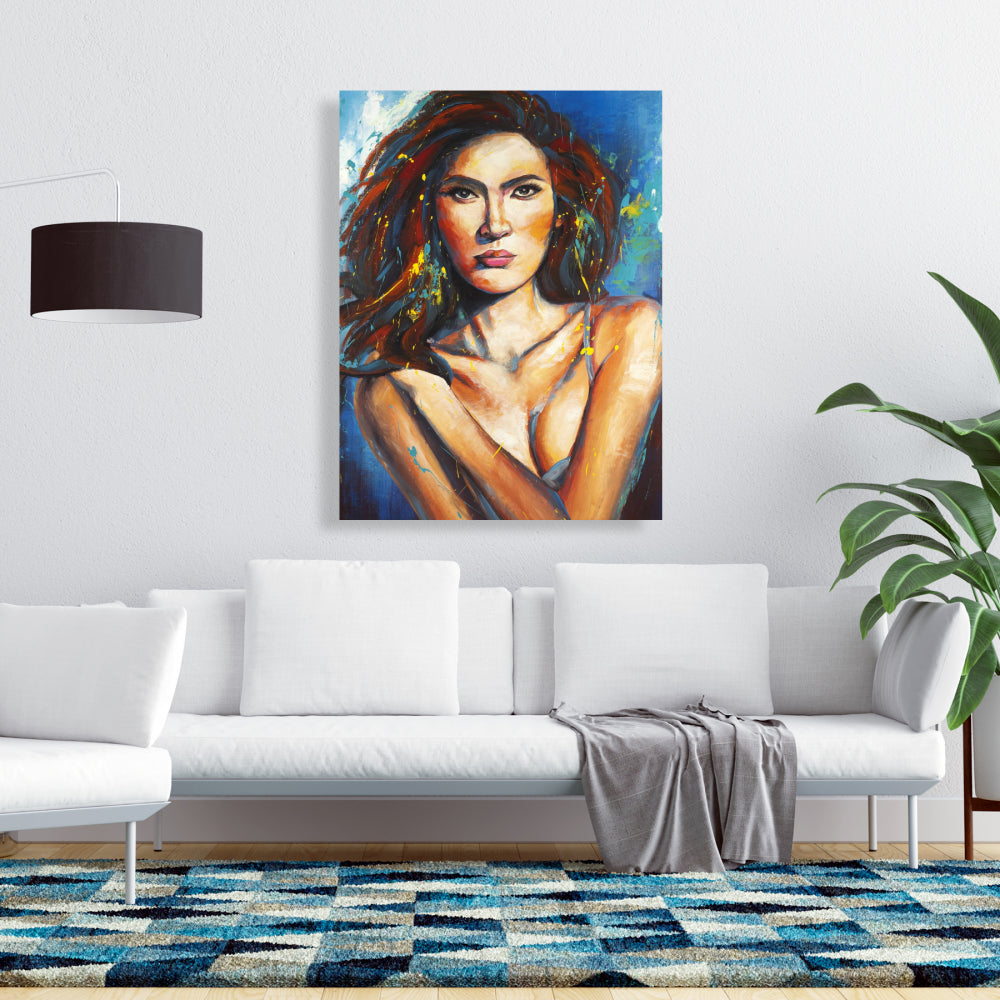 Closer Figurative Bedroom Canvas | Home Decor Wall Art