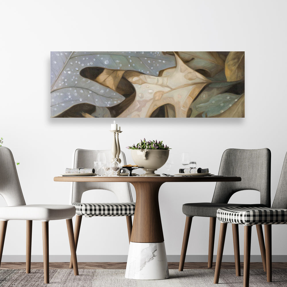 Autumn Leaves Canvas - Brown Floral & Botanical Home Decor