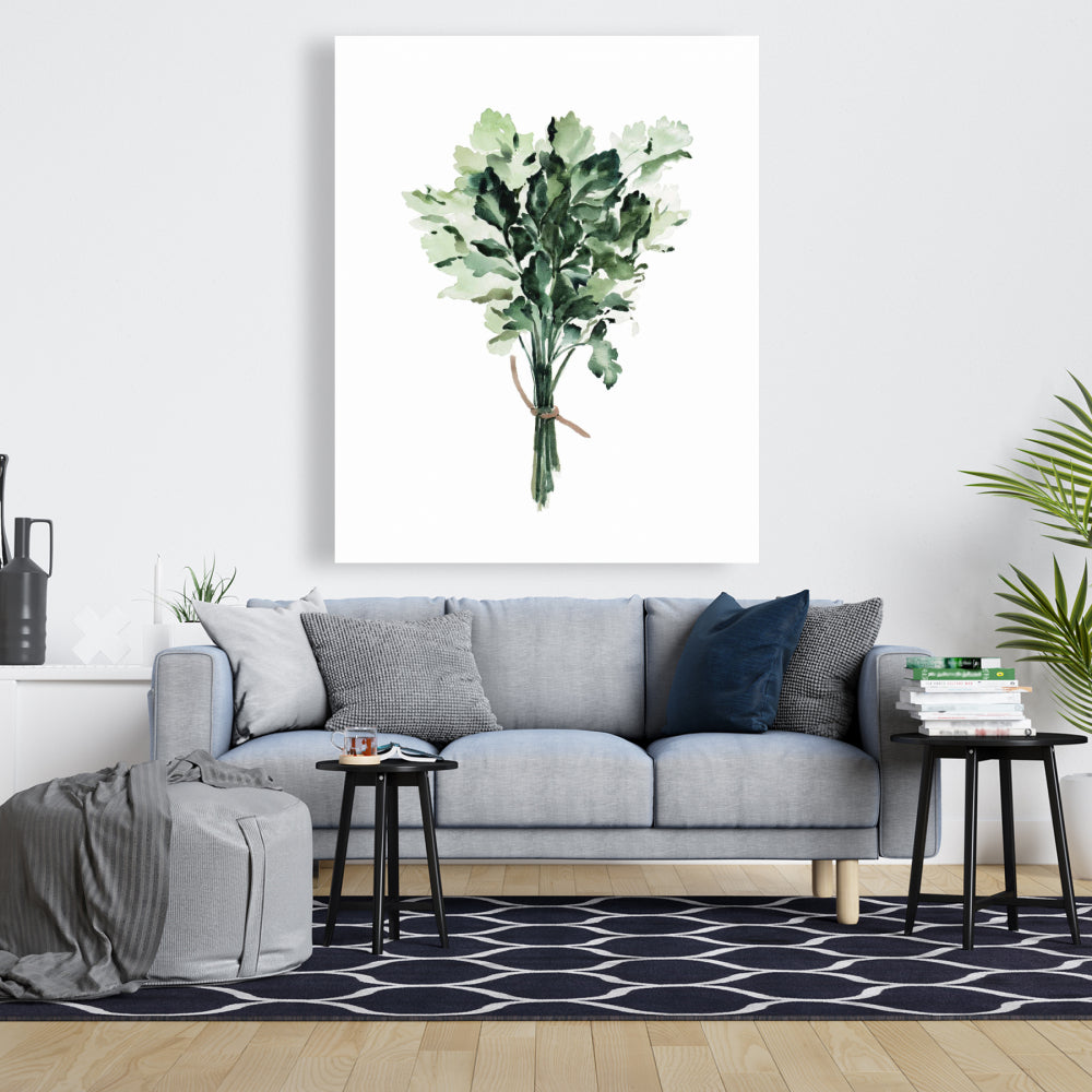 Toile « Tied Up Persil Bundle » | Décoration d'intérieur, décoration murale de cuisine