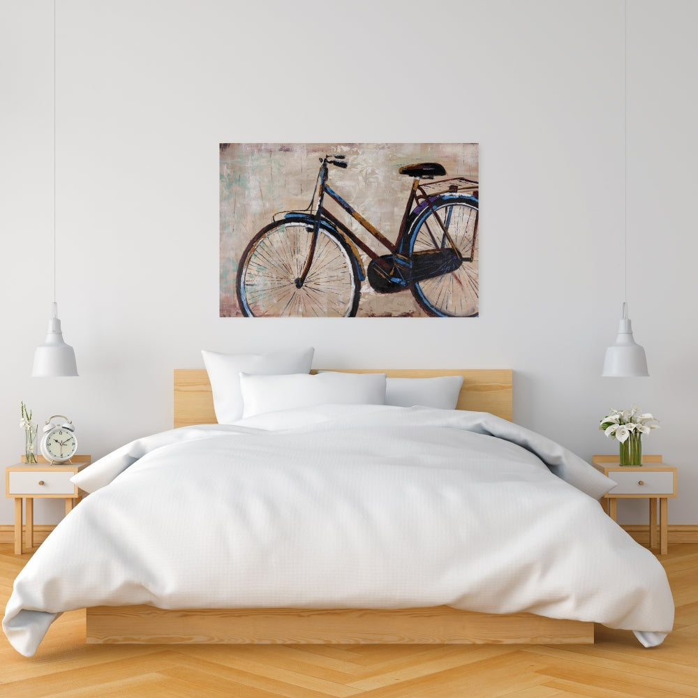 Industrial Bicycle Bedroom Bike Canvas | Sports Home Decor