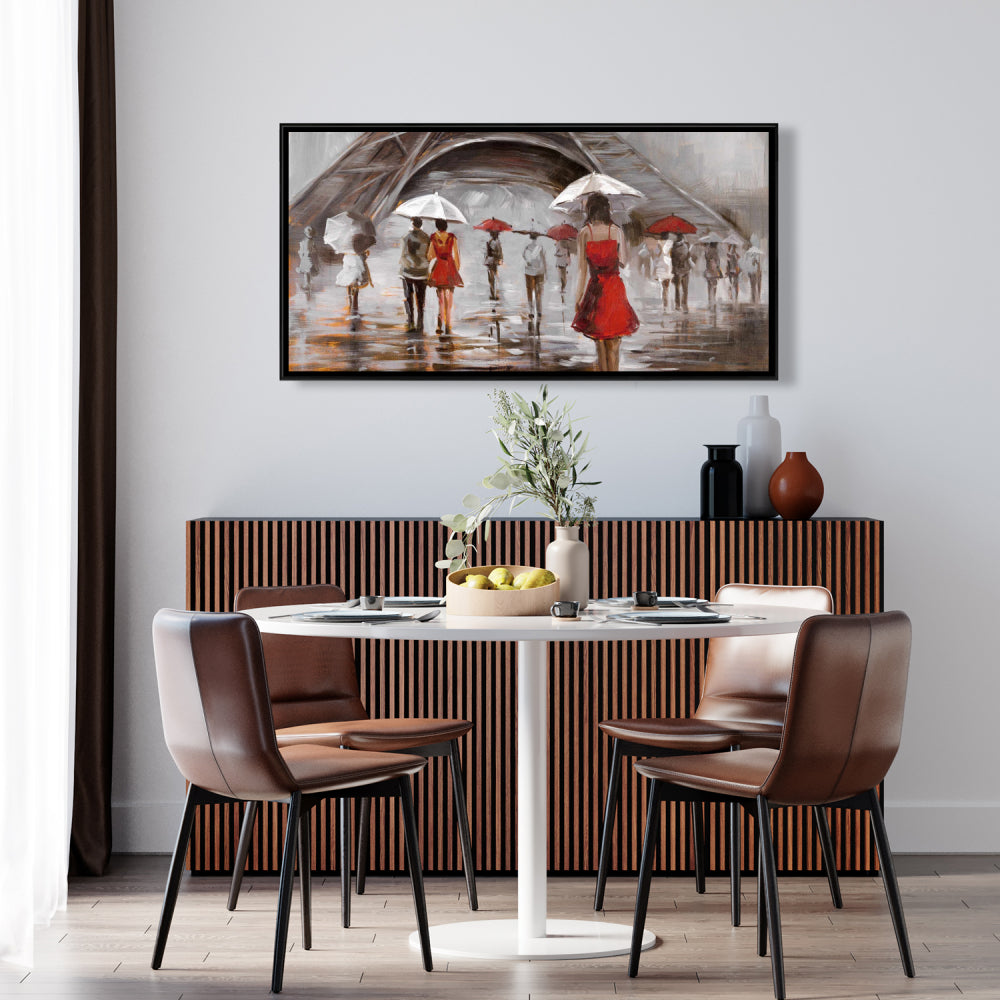 Toile de paysage urbain contemporain | Près de la tour Eiffel