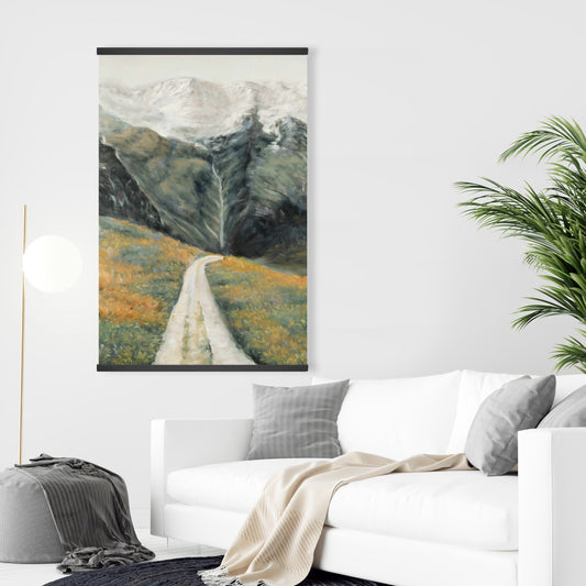 Mountainous Landscape Magnetic Stick Canvas - Modern Home Decor