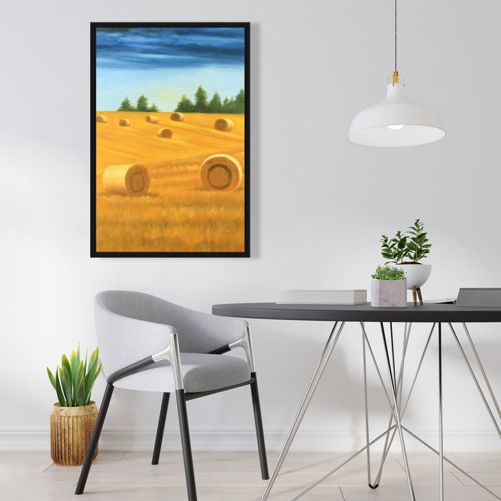 Landscape of the Countryside Framed Canvas | Home Decor Art