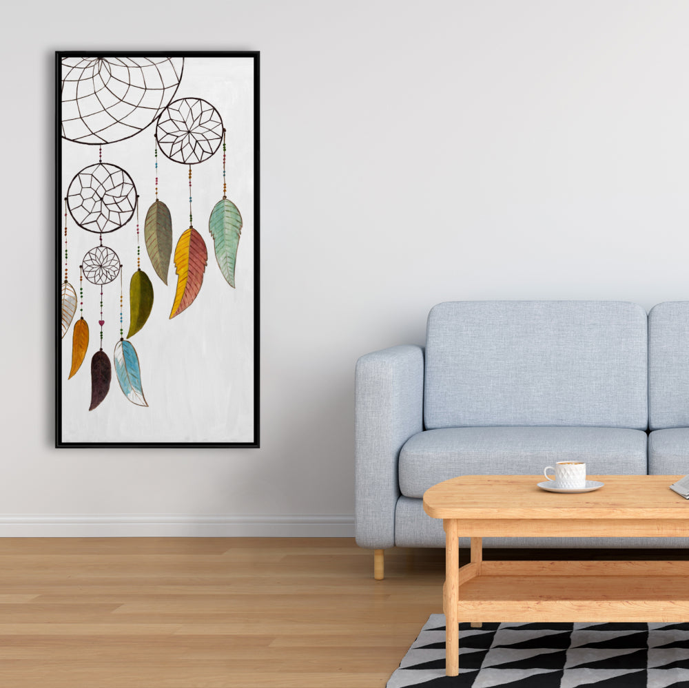 Dreamcatcher Framed Canvas | Spiritual Bedroom Decor Art