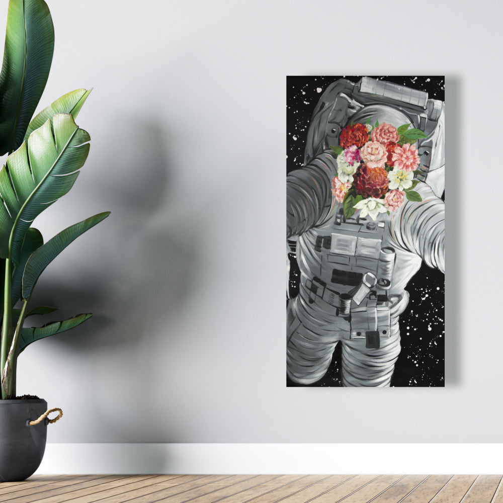 Dreaming of Space Canvas | Earth & Galaxy Bedroom Decor