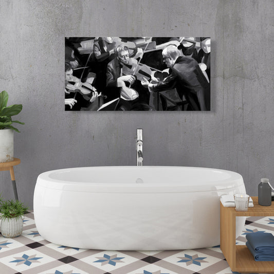 Symphony Orchestra Canvas | Contemporary Living Room Decor