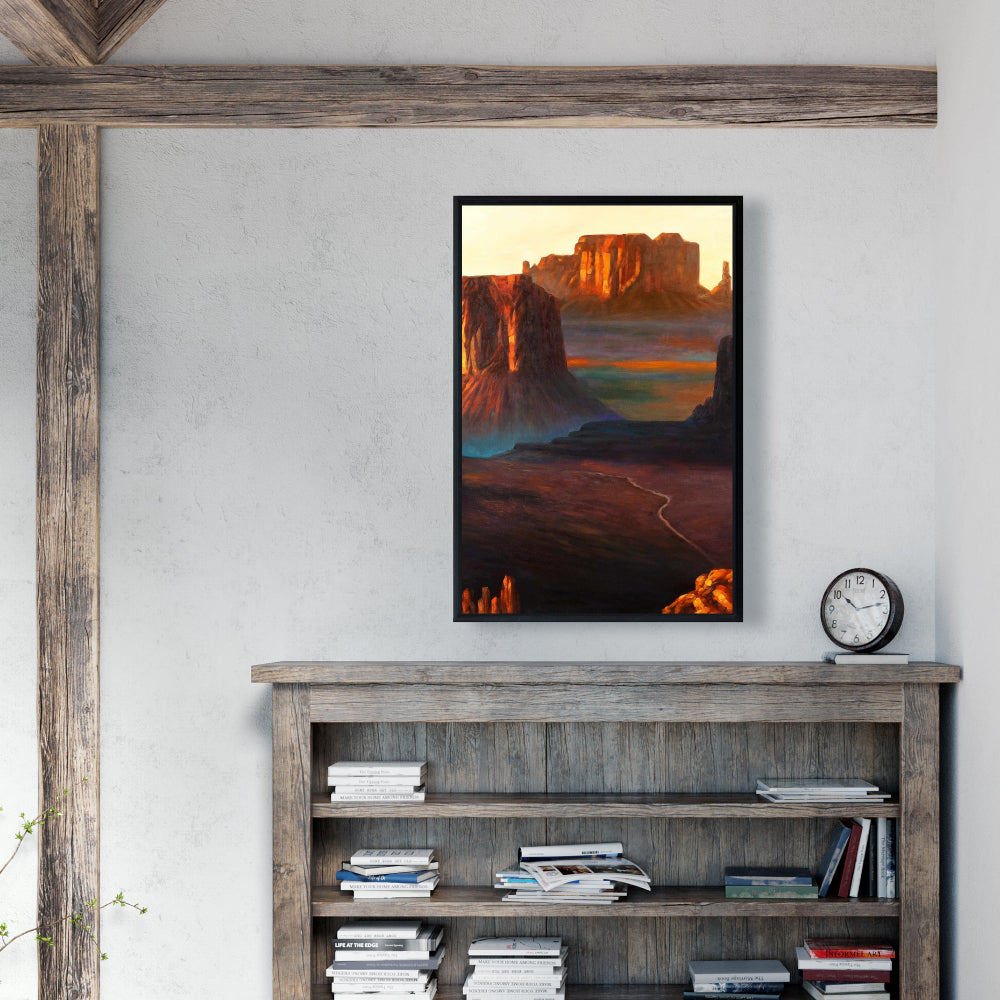Toile moderne Monument Valley | Décoration murale pour chambre