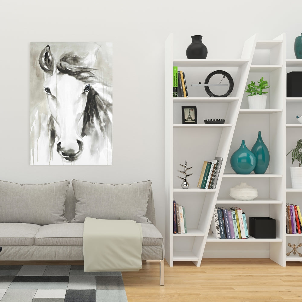 Beautiful Abstract Horse Canvas - Minimalist Bedroom Decor