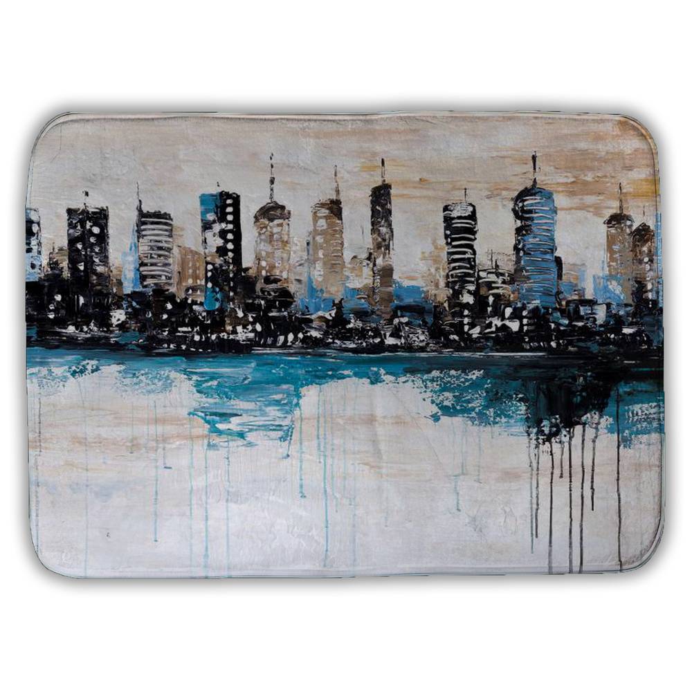 Building Bedroom Cities Canvas - Buildings on the Horizon Decor