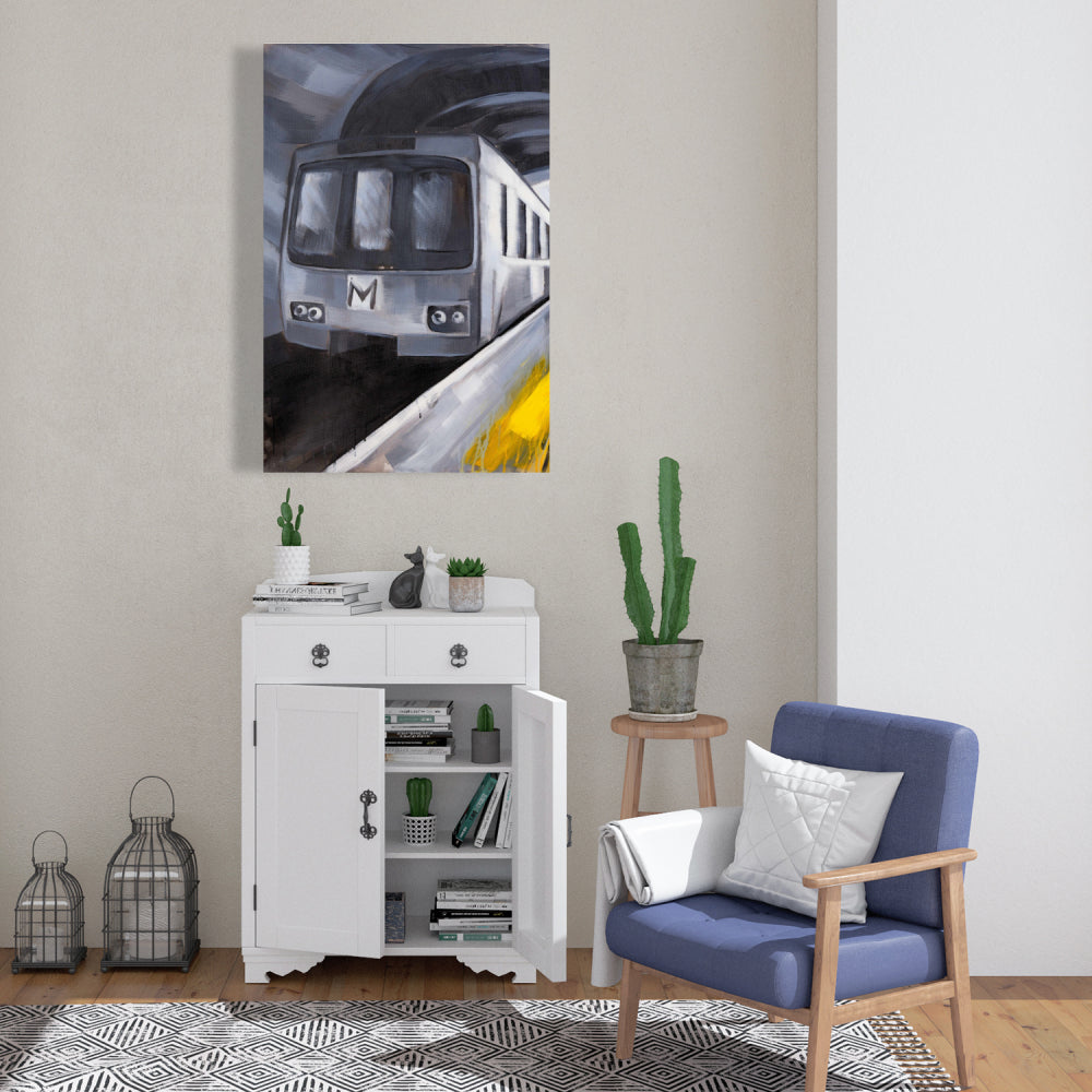 Toile de métro | Décoration d'intérieur moderne | Art du transport