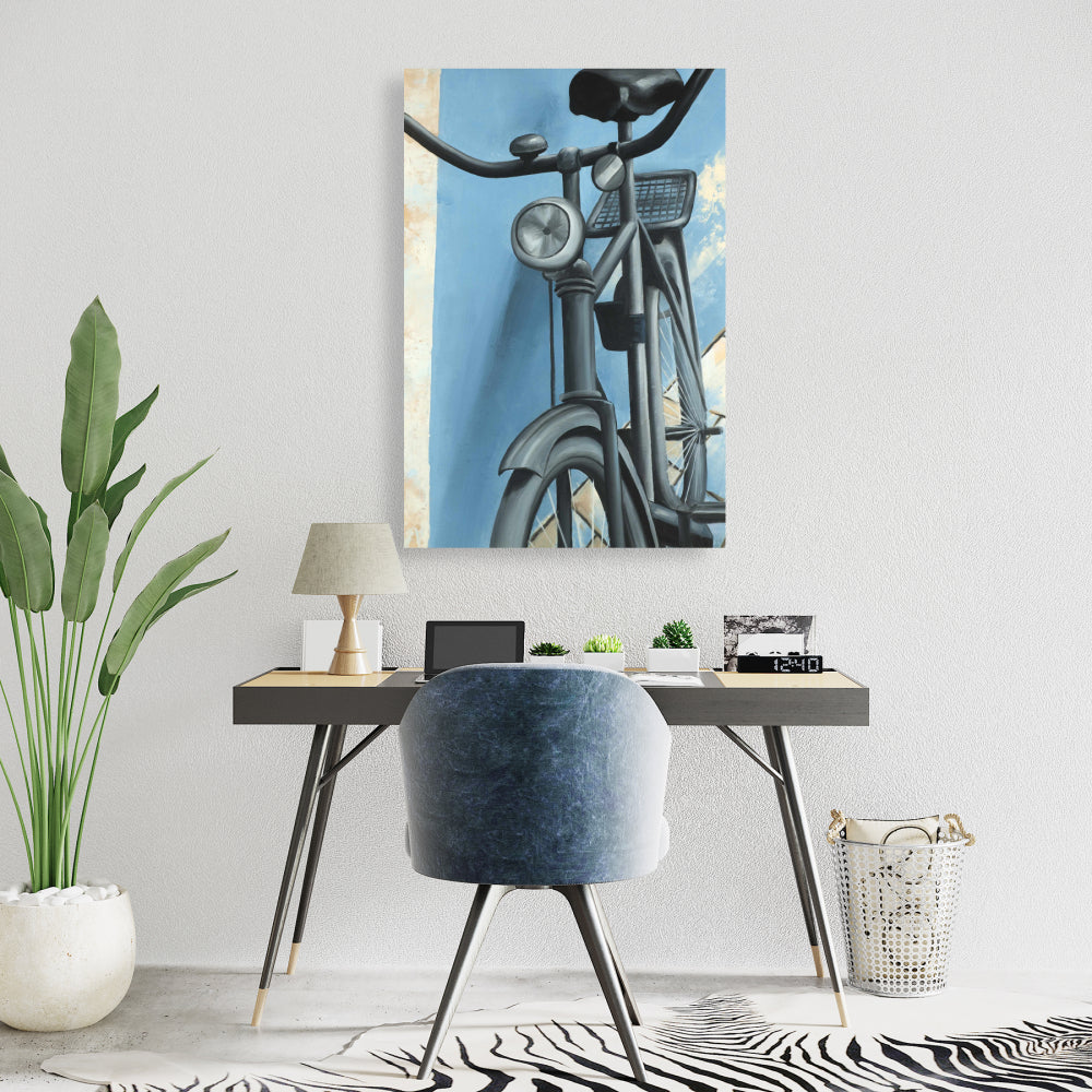 Abandoned Bicycle Canvas | Bike Art for Home Decor