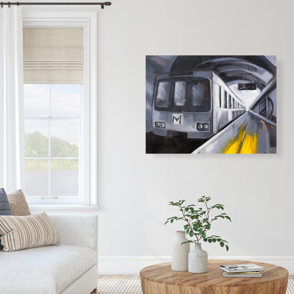 Toile de métro | Décoration d'intérieur moderne | Art du transport