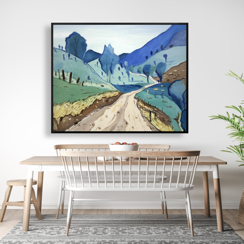 Tuscany Trail Landscapes Mountains Bedroom Canvas - Home Decor