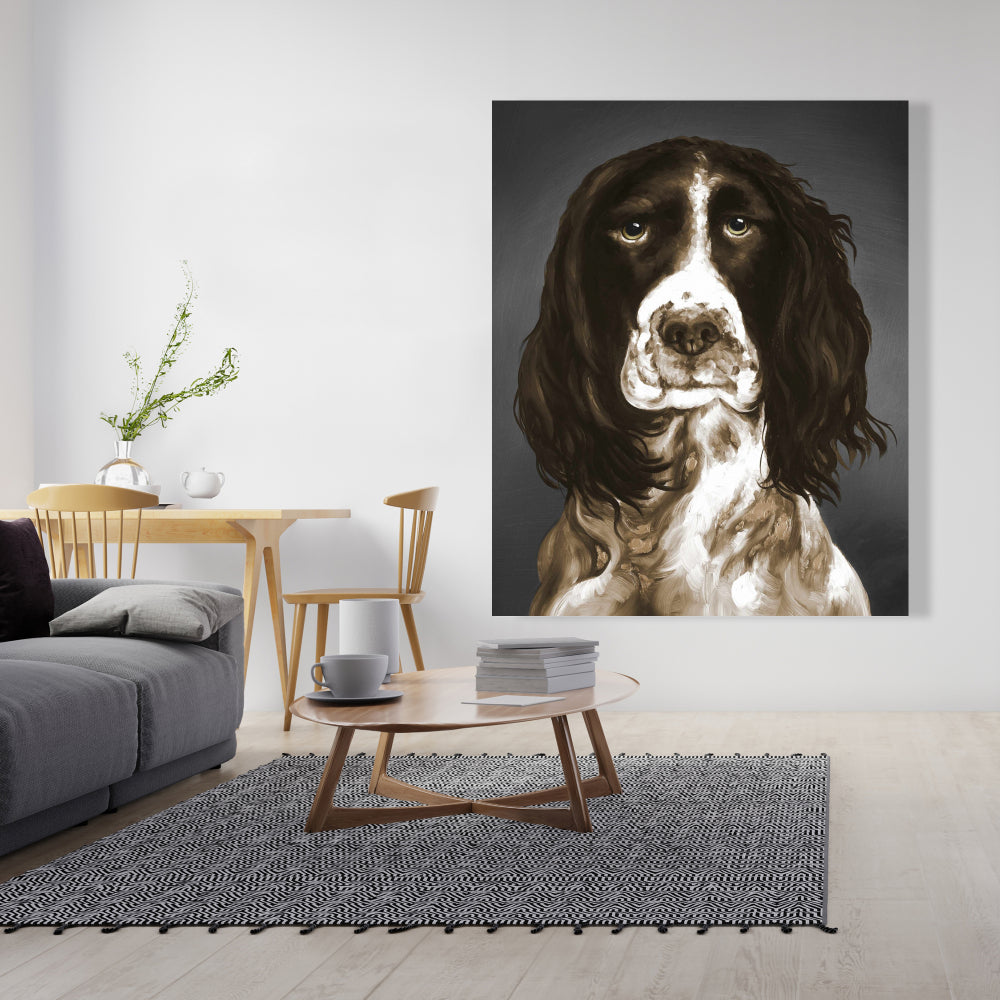 Brown English Springer Spaniel Canvas | Home Decor Wall Art