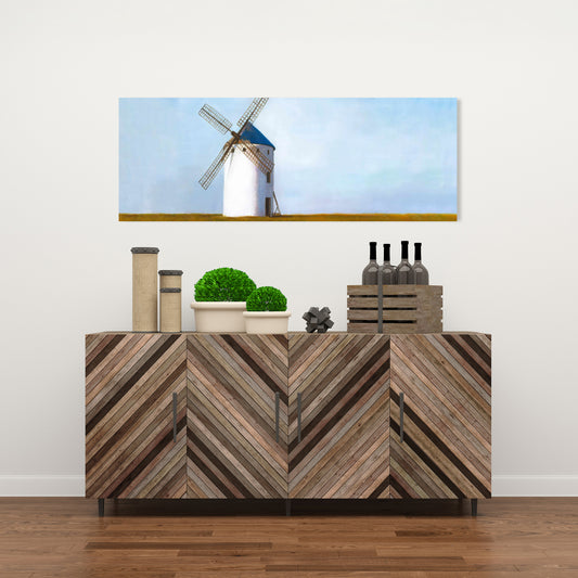 Big Windmill Canvas - Building Landscapes Living Room Decor