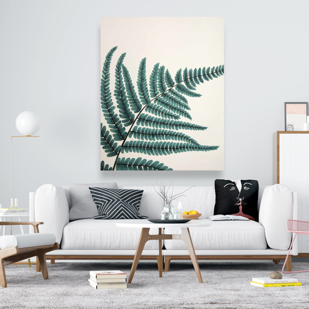 Fern Exotic Botanical Canvas | Home Decor Bedroom Art