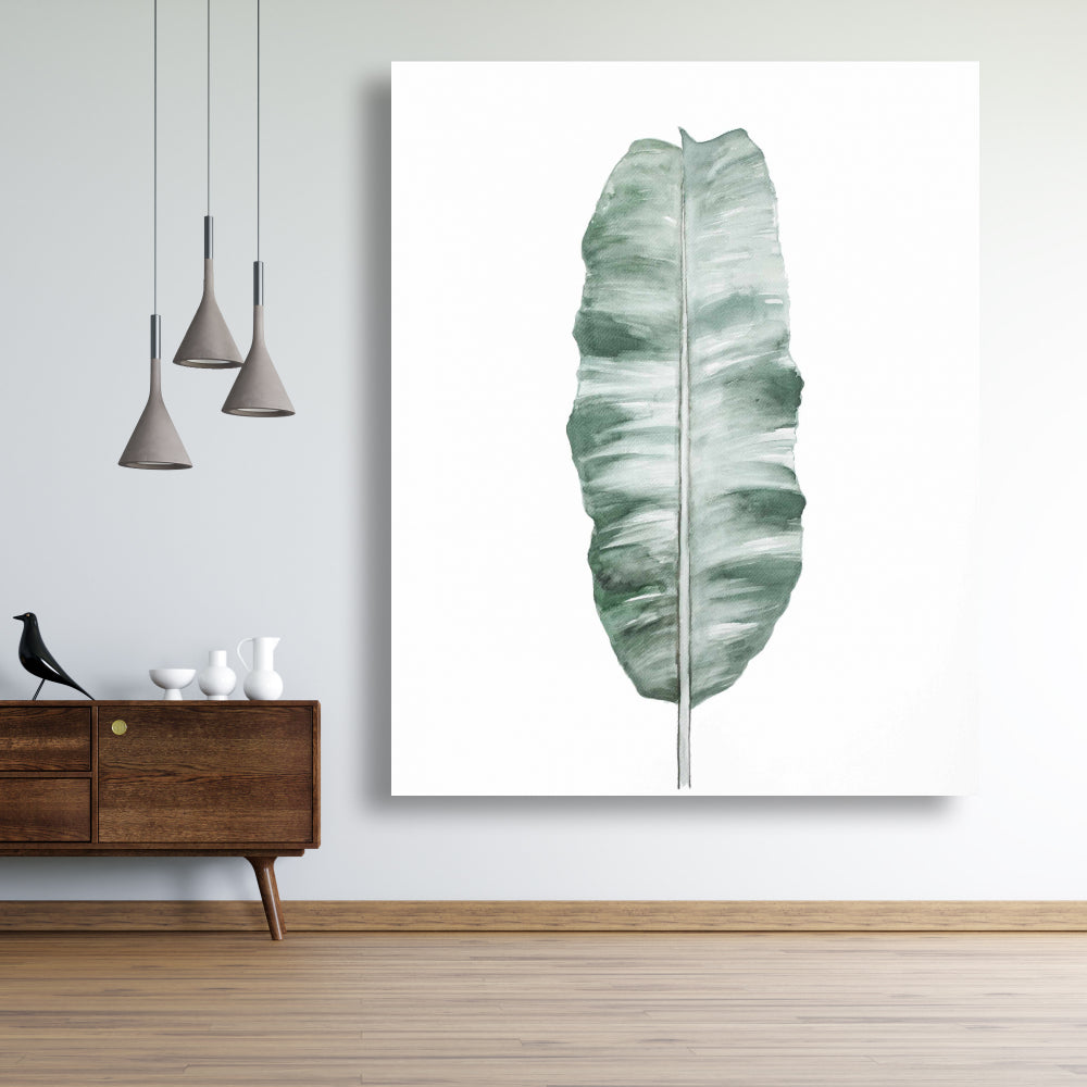 Banana Leaf Botanical Canvas - Bedroom Floral Home Decor