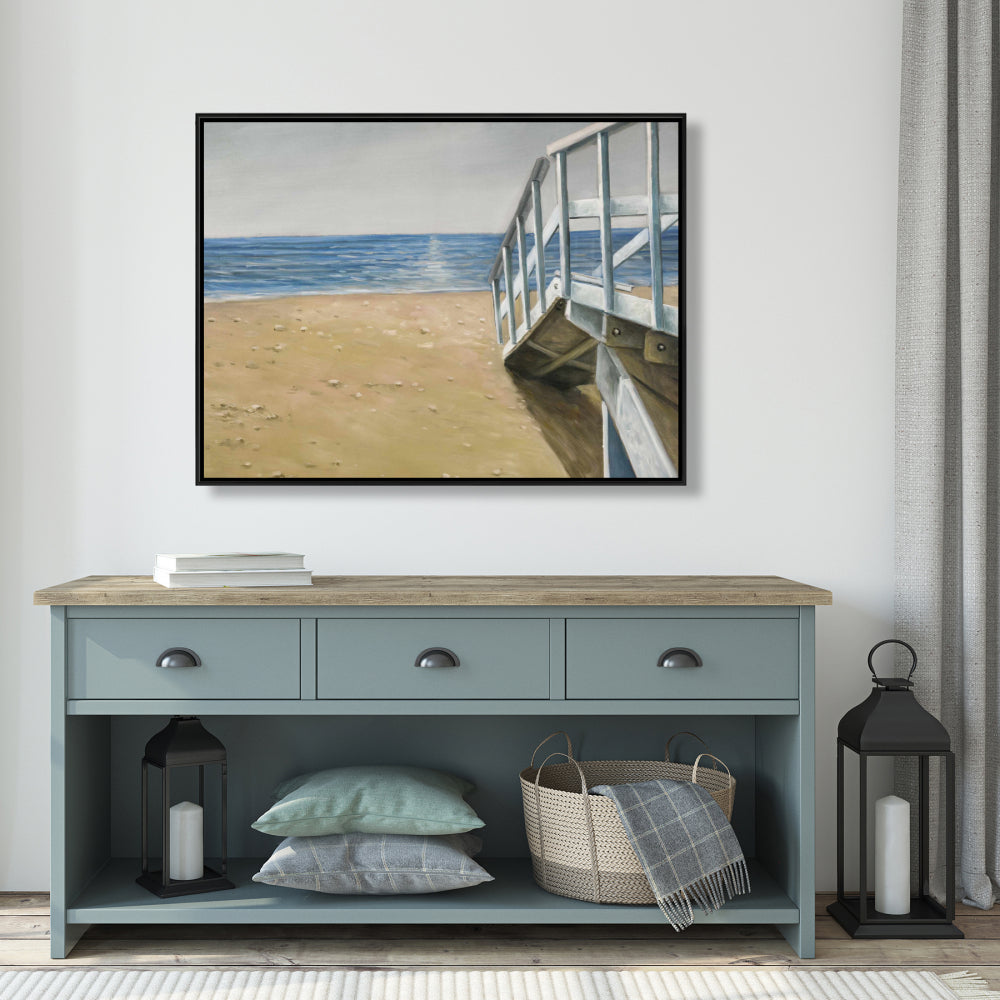 Seaside Landscape Canvas | Sea Bedroom Contemporary Wall Art