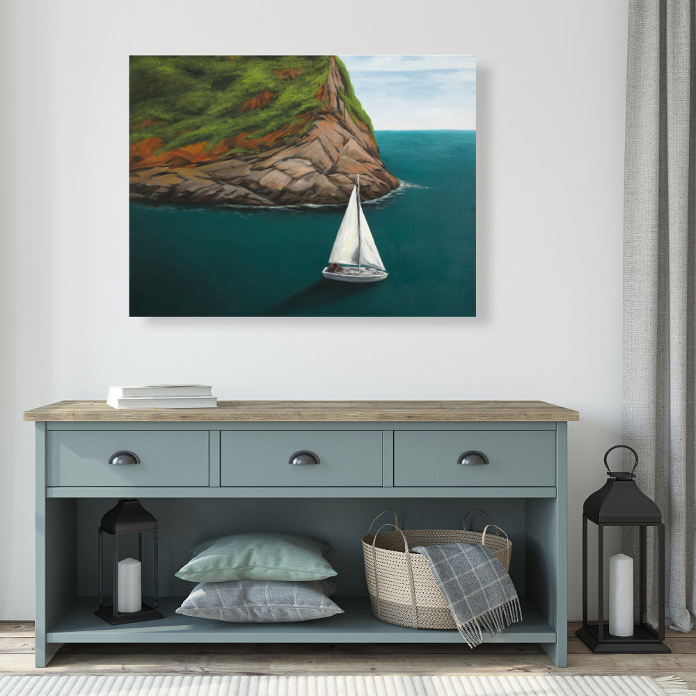 Blue Bedroom Hobbies Canvas - At Seda in Porto Venere Decor