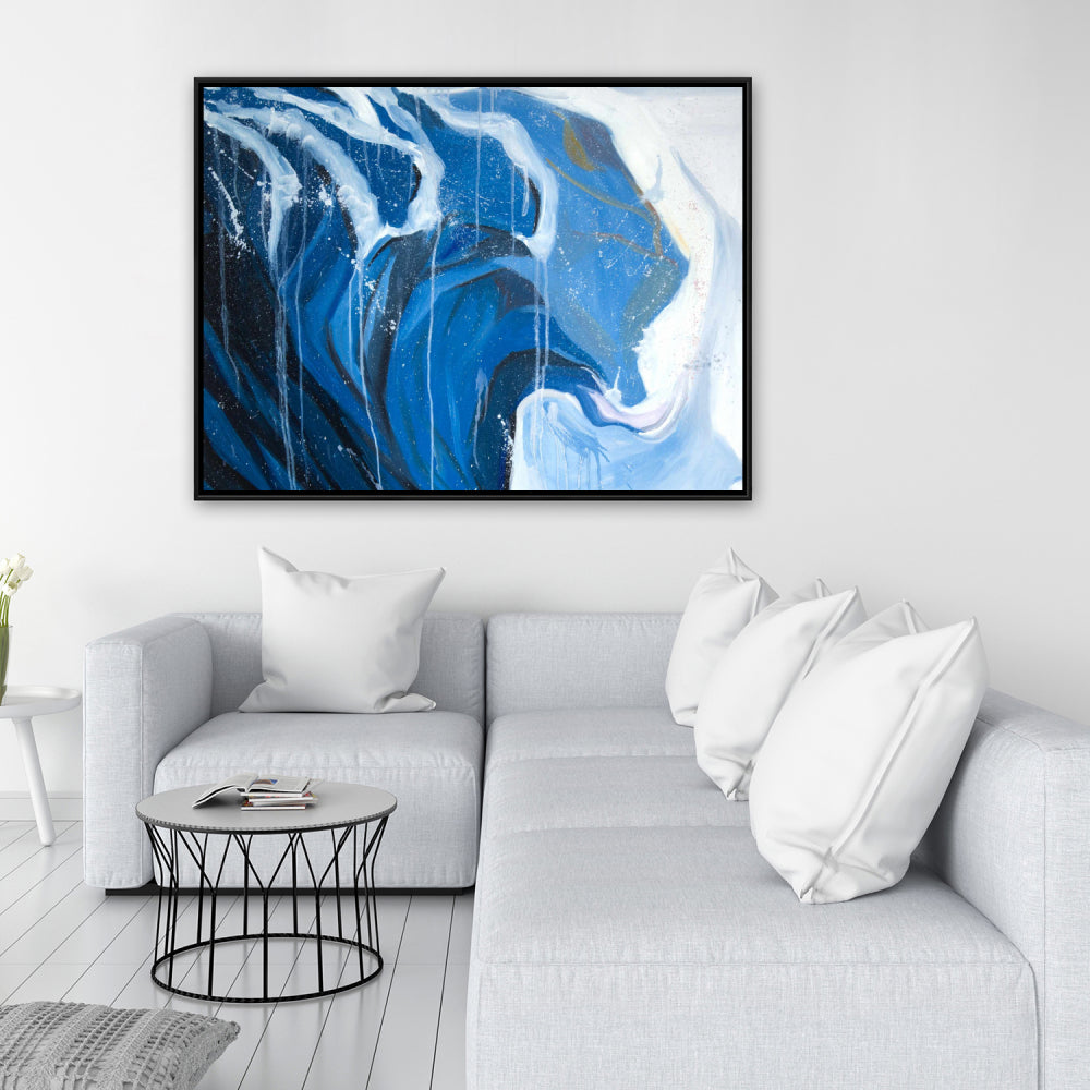 Abstract Wave in Motion | Modern Sea Canvas for Home Decor