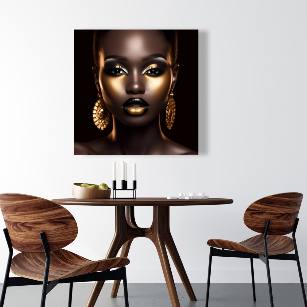 Piercing Gaze African Canvas | Bedroom Beauty Home Decor