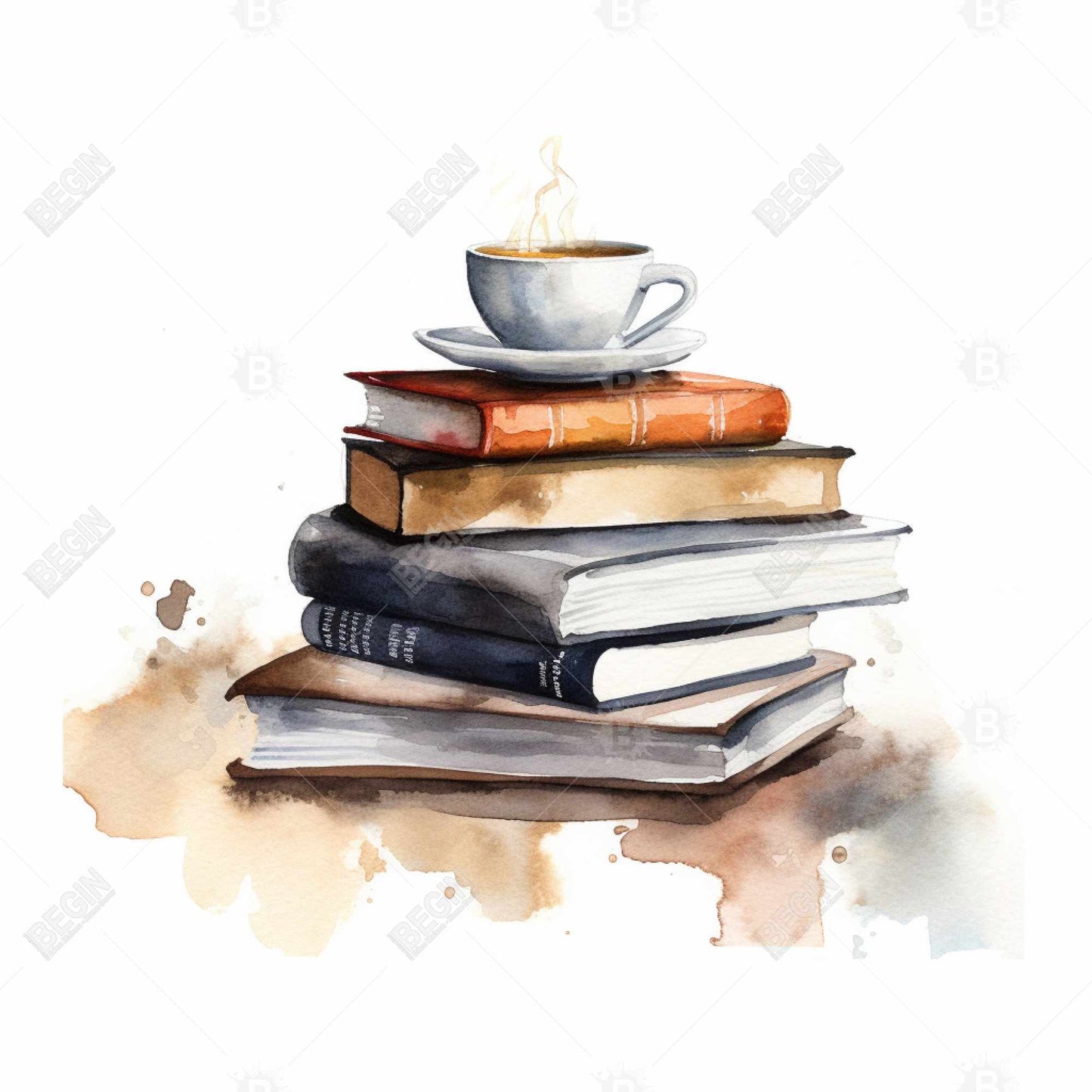 White Abstract Minimalist Framed Canvas - Calming Books Decor