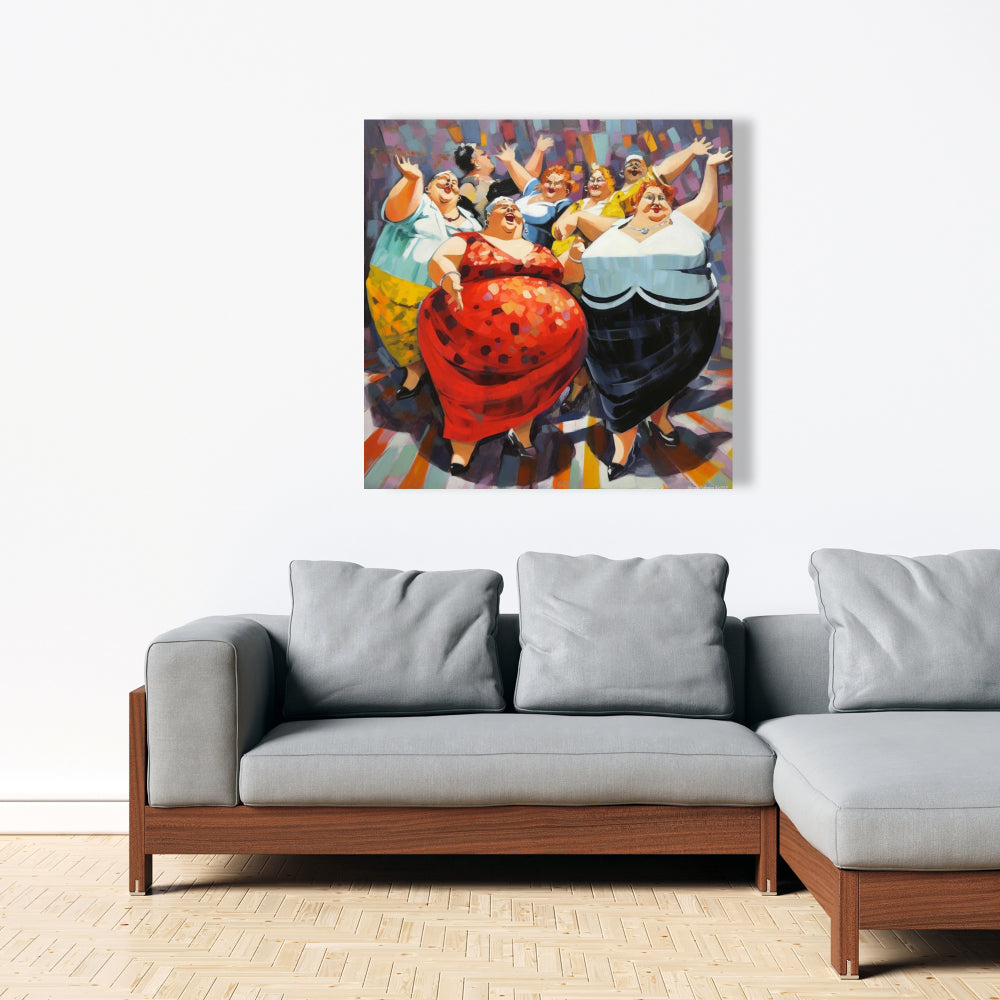 Blue Instrument Bedroom Canvas - The Cheerful Women Decor