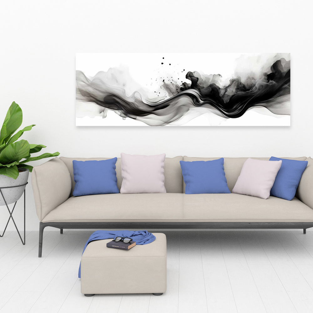 The Omen Shapes Minimalist Bedroom Canvas - Home Decor Art
