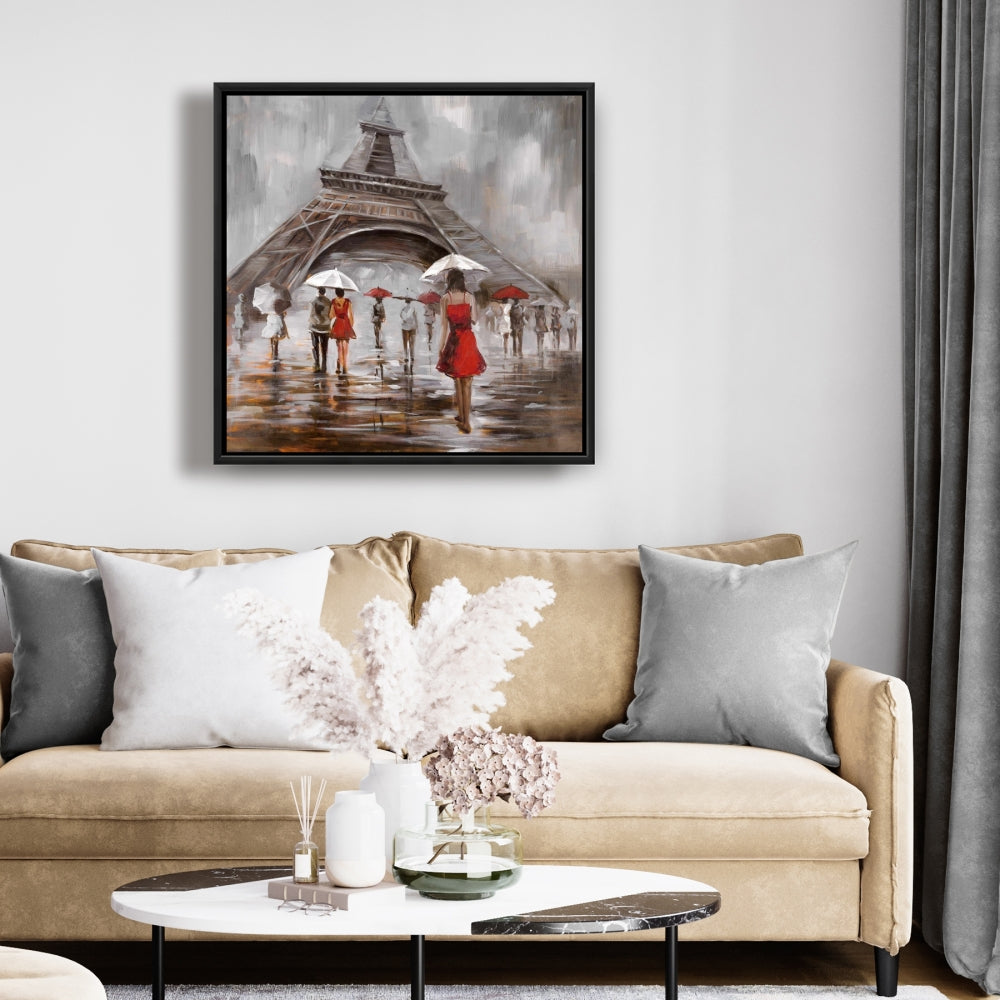Toile de paysage urbain contemporain | Près de la tour Eiffel