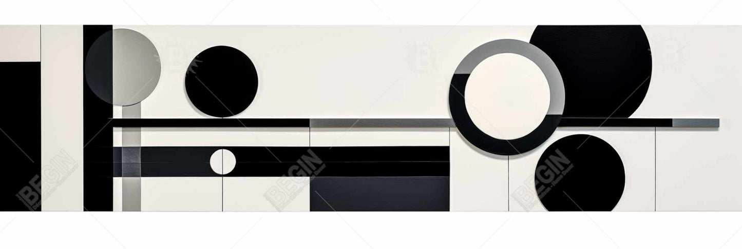 Balance Framed Canvas | Patterns Shapes Bedroom Decor Wall Art
