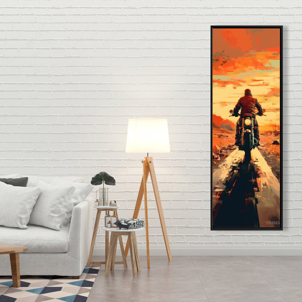 Departure - White Hobbies Framed Canvas for Home Decor