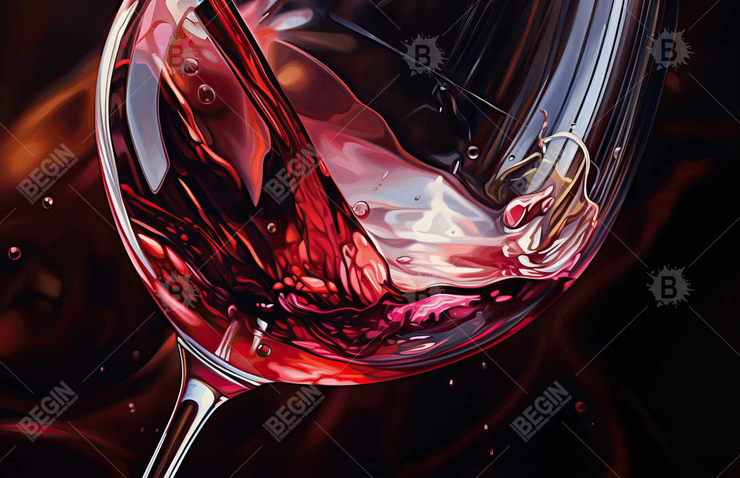 Wine Glass Door Mat - Modern Indoor Outdoor Home Decor