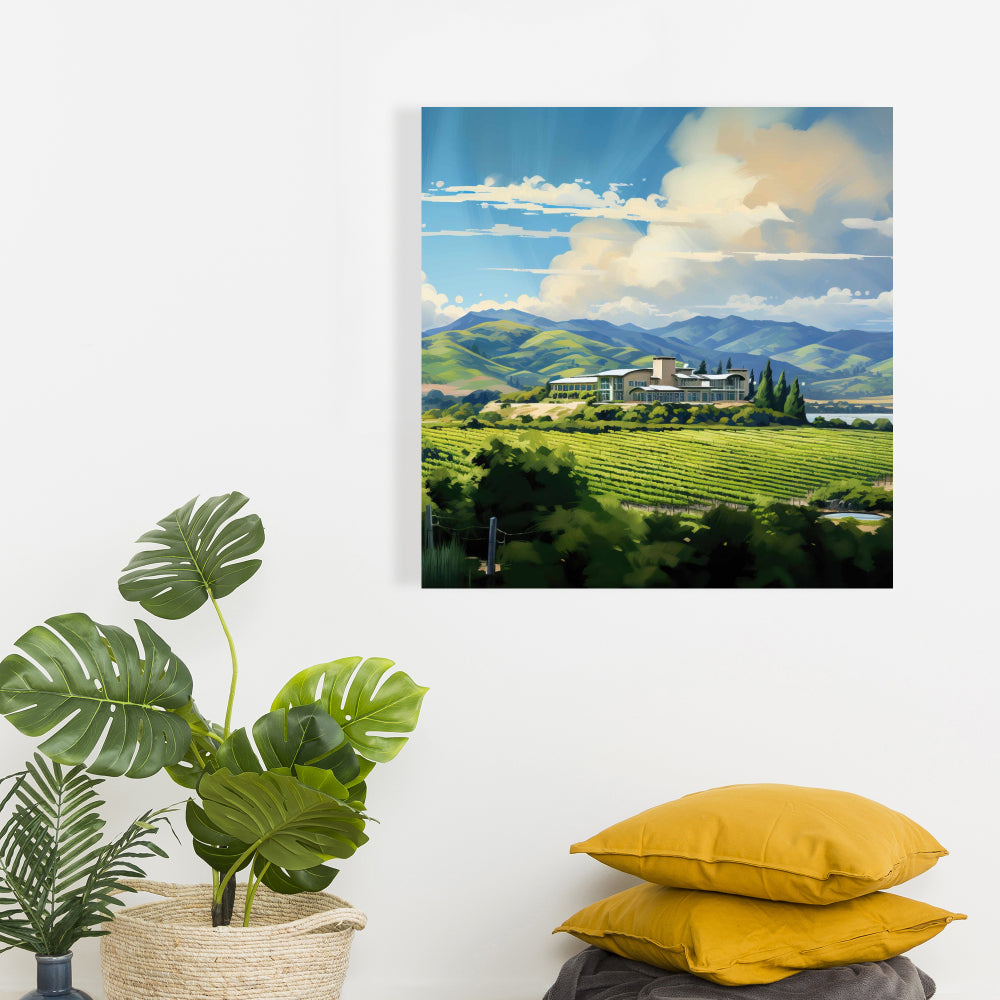 Peaceful Day | Contemporary Bedroom Canvas | Home Decor Art