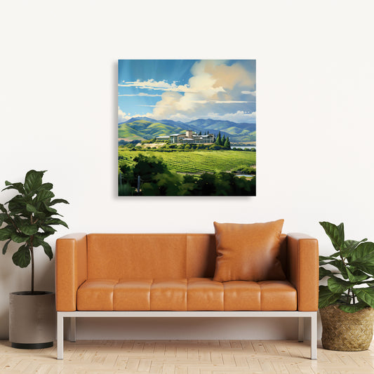Peaceful Day | Contemporary Bedroom Canvas | Home Decor Art