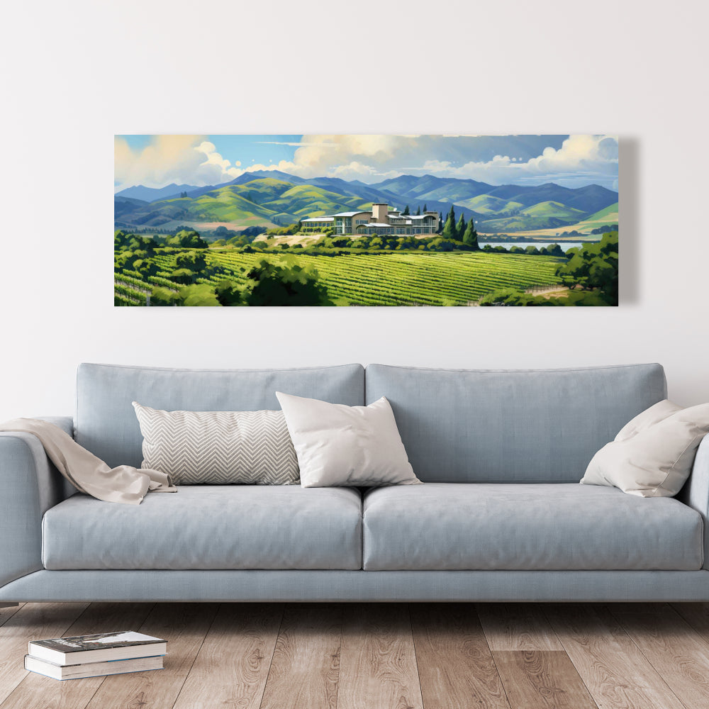 Peaceful Day | Contemporary Bedroom Canvas | Home Decor Art