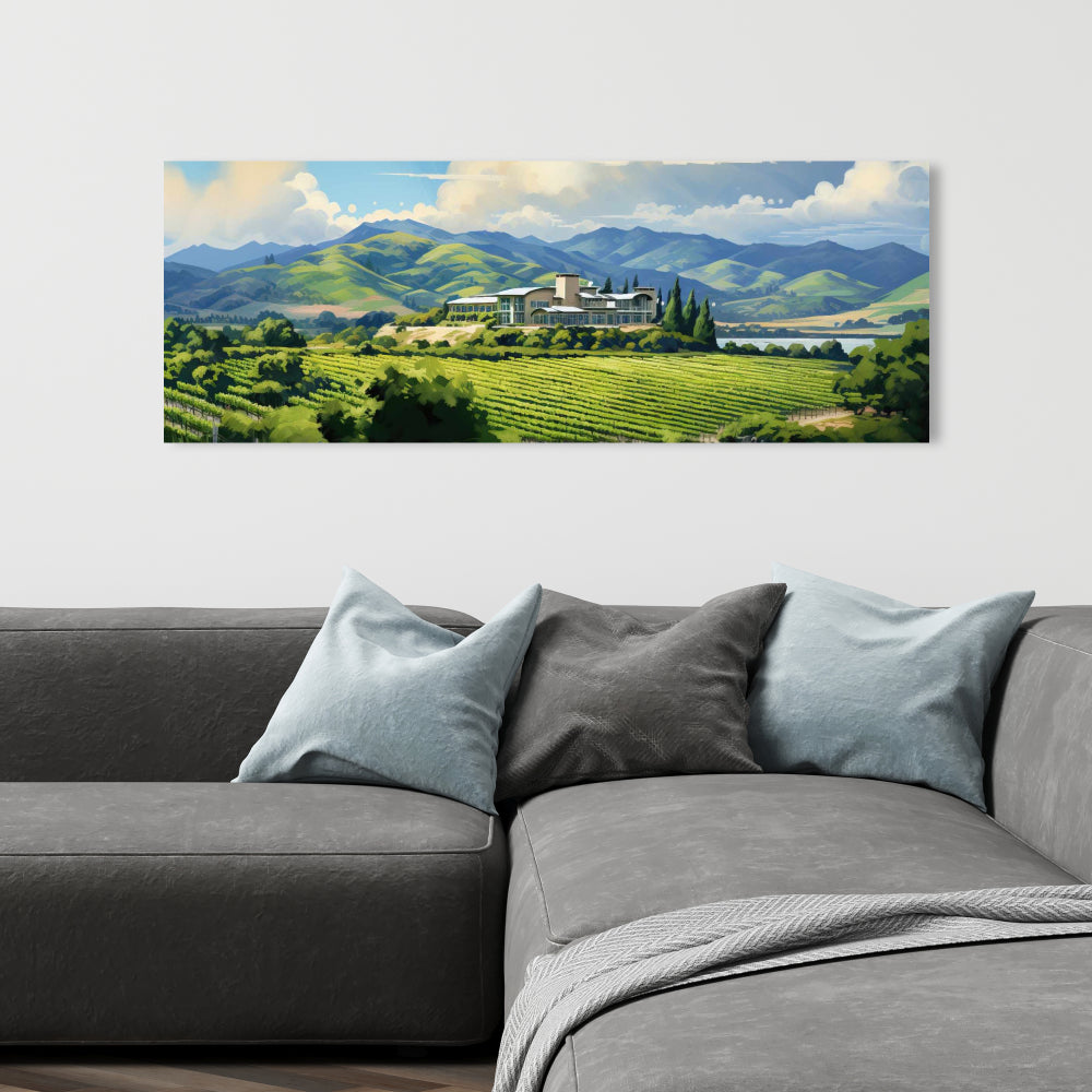 Peaceful Day | Contemporary Bedroom Canvas | Home Decor Art