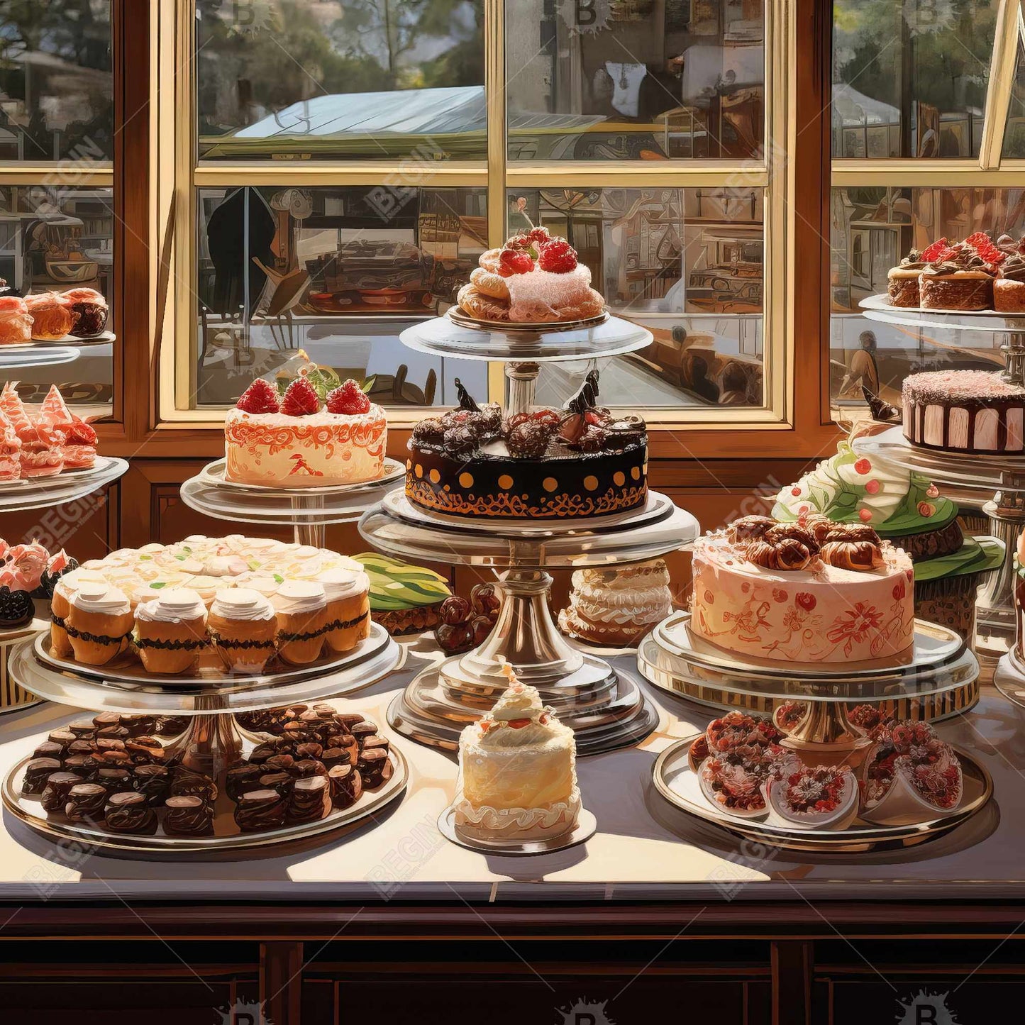 Toile « Feast » pour cuisine contemporaine | Décoration d'intérieur