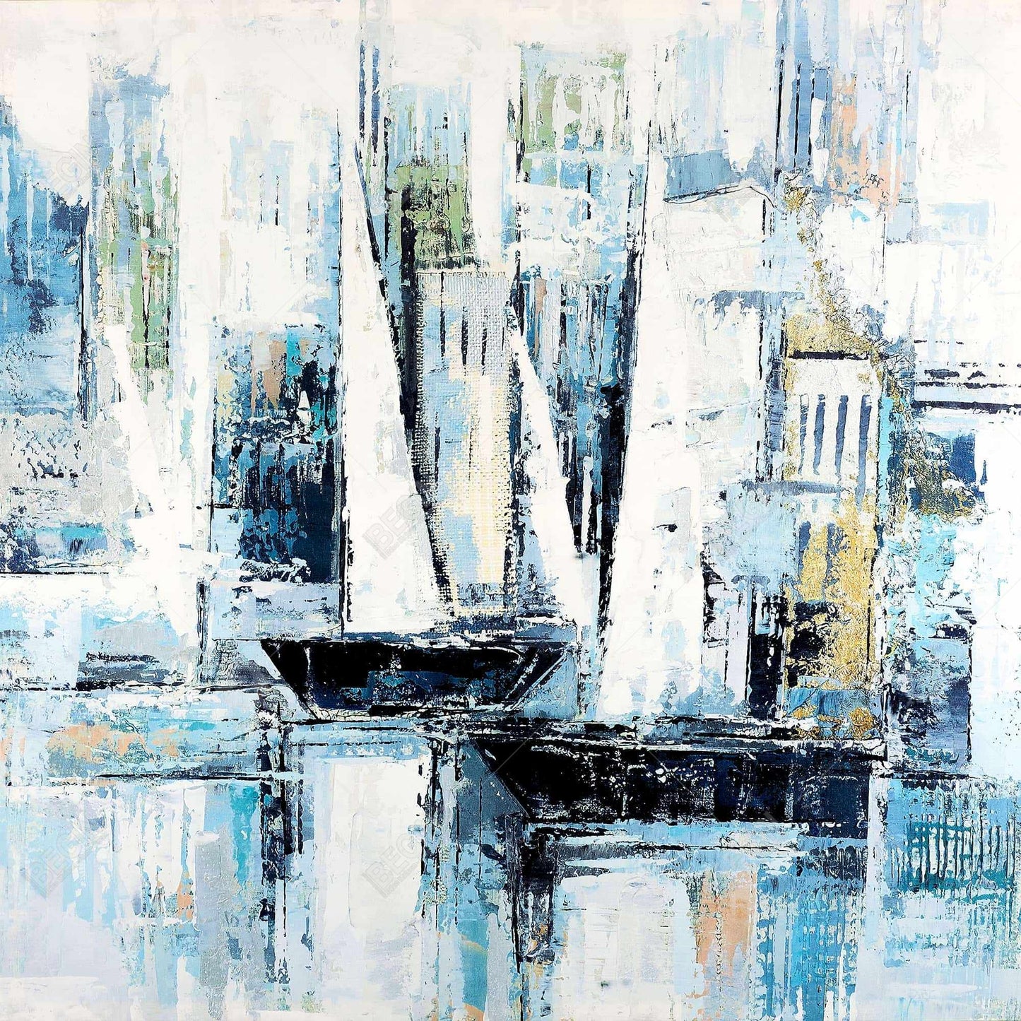 Industrial Boat Coastal Canvas | Home Decor Wall Art