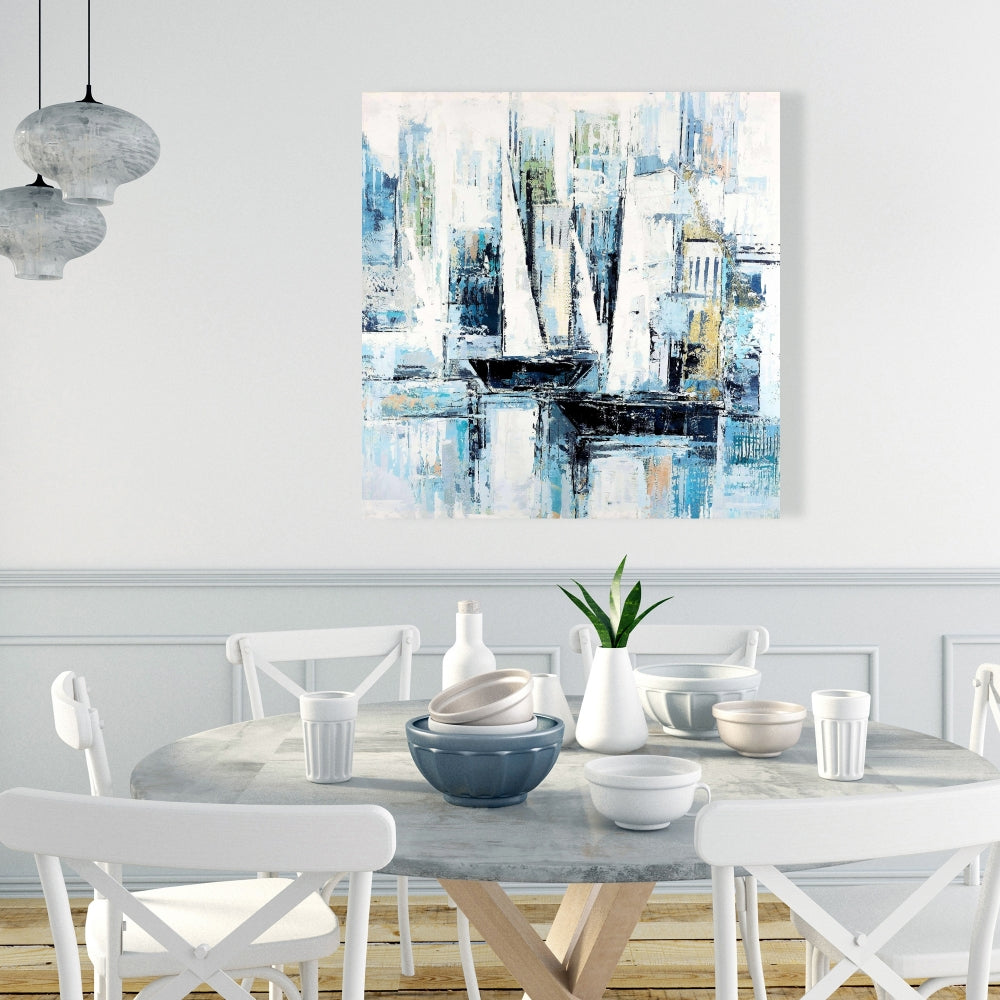 Industrial Boat Coastal Canvas | Home Decor Wall Art