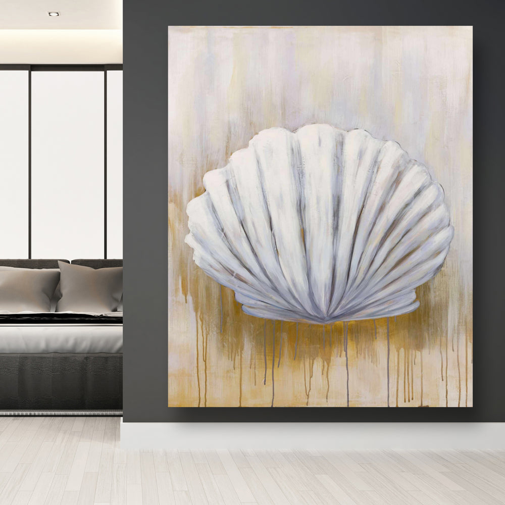 Feston Shell Canvas | Aquatic Animals Home Decor Art