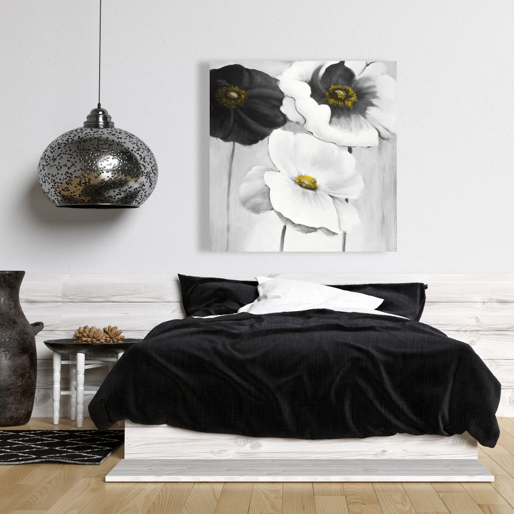 White Floral & Botanical Canvas - Assorted Flowers Home Decor